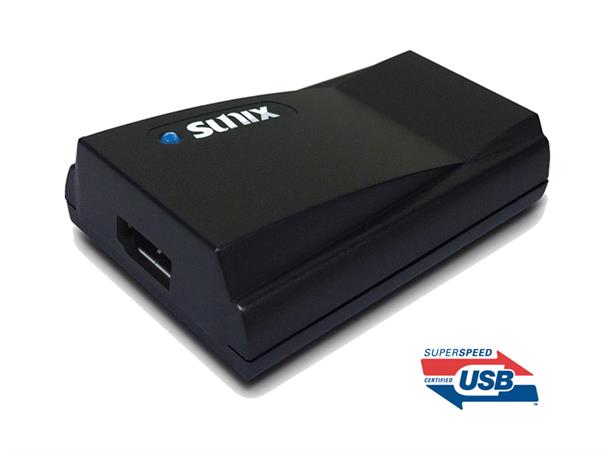 Sunix USB3 > Displayport 4K USB Skjermkort Displayport 